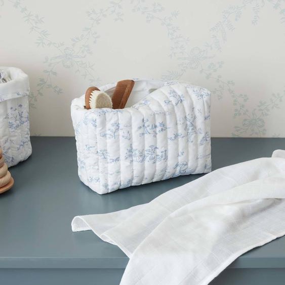 Trousse De Toilette Esprit Toile De Jouy Jouy Bleu
