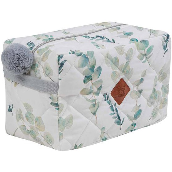 Trousse De Toilette Eucalyptus Blanc Imprimé Eucalyptus