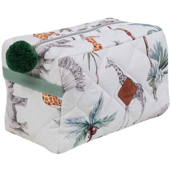Trousse De Toilette Safari Safari, Vert, Gris, Blanc
