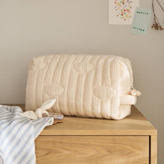 Trousse toilette Mama gaze coton nuages