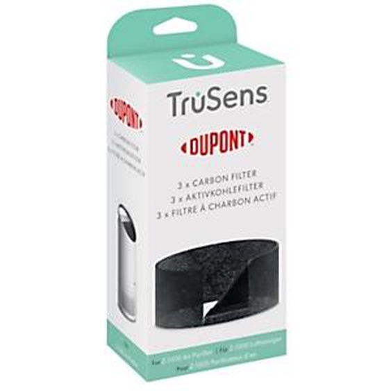 TruSens Filtre à charbon actif DuPont pour purificateur dair Z-1000 TruSens - Paquet de 3