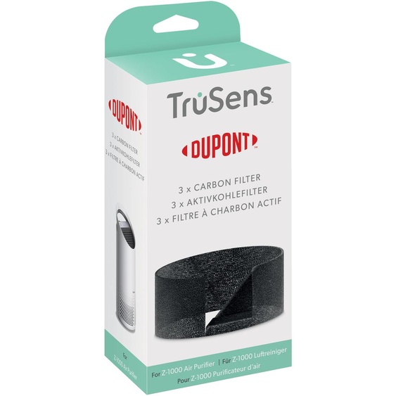 TruSens Filtre à charbon actif DuPont pour purificateur dair Z-1000 TruSens - Paquet de 3