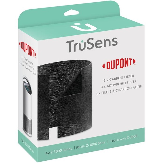 TruSens Filtre à charbon actif DuPont pour purificateur dair Z-3000 TruSens - Paquet de 3