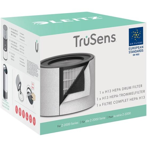 TruSens Filtre tambour HEPA H13 2-en-1 de DuPont pour purificateur dair Z-2000 TruSens