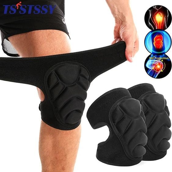 TSSTSSY 1 paire de genouillères coudières Anti-Collision avec mousse EVA épaisse pour le jardinage, le nettoyage, les travaux de Construction, les sols, le volley-ball