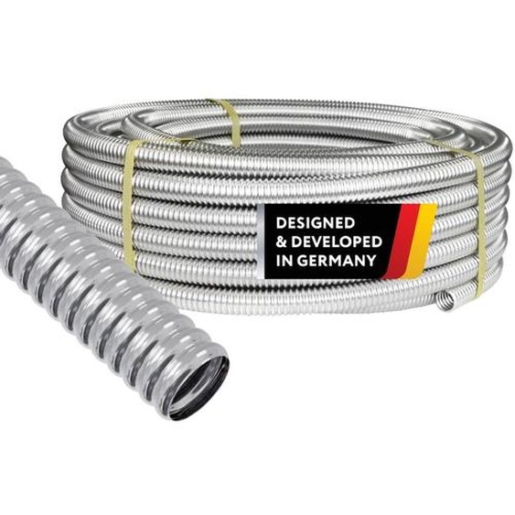 Tube ondulé en acier inoxydable CSST304 pour distribution deau non recuit, en couronne DN 25 x 20 m