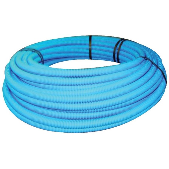 Tube PER pré gainé bleu 100 m 13/16 SOMATHERM 1113-16-100S