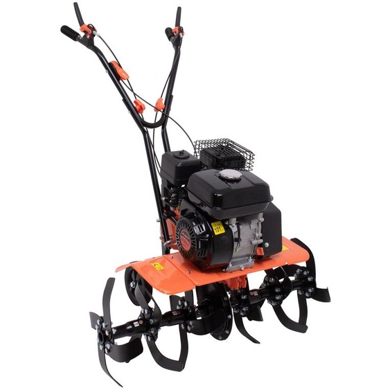 Tukang 212 - Motoculteur pour Potager à Explosion à Essence 4 temps 6.1HP Moteur 212cc avec 6 Fraises Ø40 cm