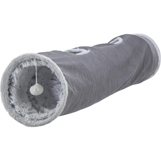 Tunnel de Jeu Pliable pour Animaux de Compagnie Trixie Gris Ø 27 × 116 CM