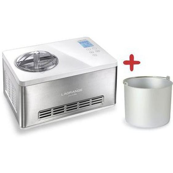 Turbine à glace Glaces Pro 2L double cuve 419022