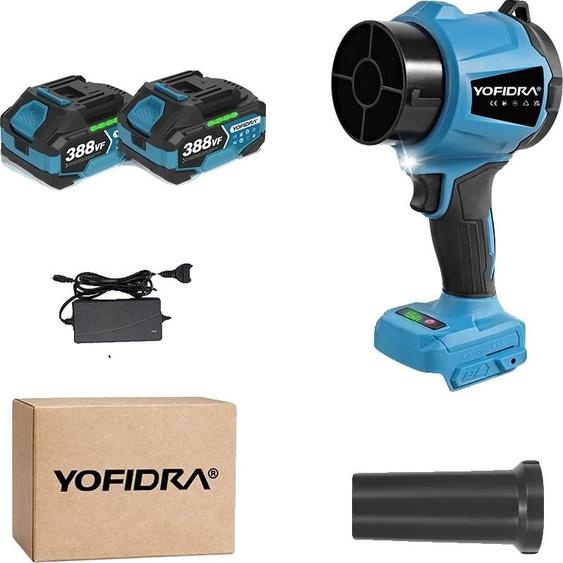 Turbo-souffleur, puissance 3000W, vitesse réglable, batterie 2PCS 388VF
