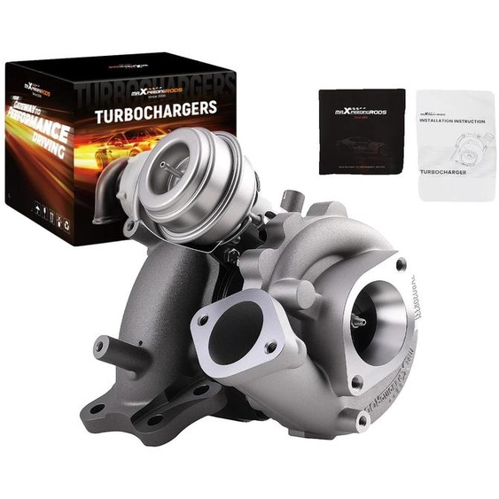 Turbocompresseur, longueur 27 cm, largeur 27 cm, hauteur 23 cm, puissance de 171 chevaux, paliers lisses