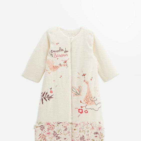 Turbulette Tog 2 En Velours Avec Manches Amovibles Et Jambes Séparables Manouk Ecru