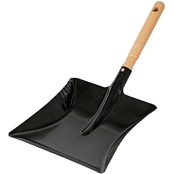 TURK Kehrblech lackiert mit Holzgriff schwarz