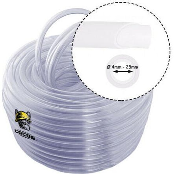 Tuyau à air en PVC pour aquarium Tuyau à eau 50m 16mm transparent alimentaire