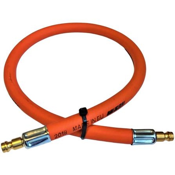 Tuyau à gaz propane-butane Zatechs 10 m 20 bars Ø 6,3 mm 2x DN 5 type 21 raccord rapide LKS Tuyau à gaz de camping pour raccorder la bouteille de gaz