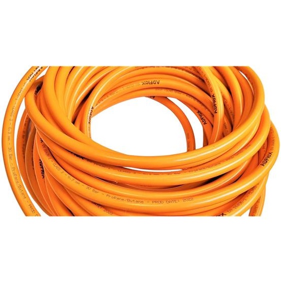 Tuyau à gaz propane-butane Zatechs vendu au mètre PVC 10 m 30 bars Ø 6,3 mm sans raccords Barbecue à gaz Réchaud de camping Cuisine de camping-car Industrie