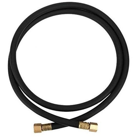 Tuyau de soudage gaz inerte - 2 m - 0,25 pouce - Flexible - Raccords en laiton - Argon et CO2