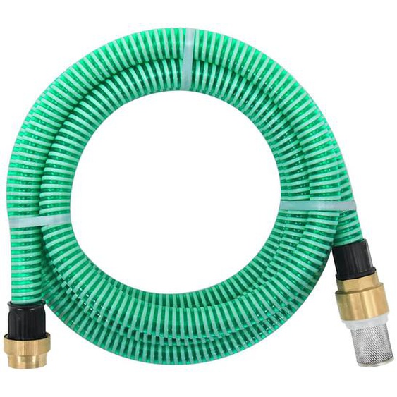 Tuyau daspiration avec raccords en laiton vert 1,1 5 m PVC