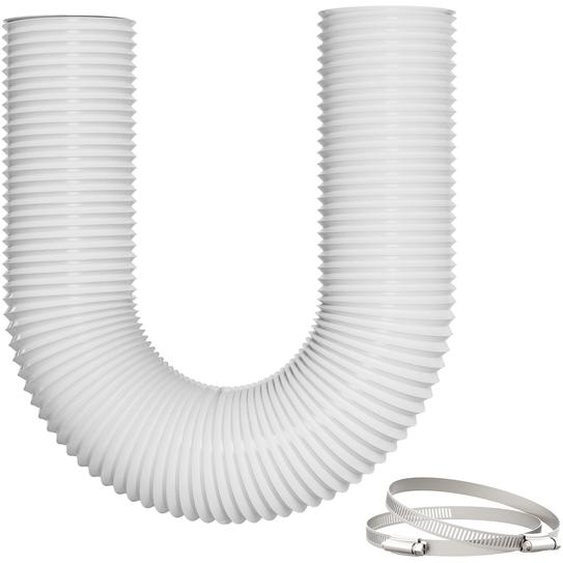 Tuyau dévacuation flexible Ø 105 mm - 5 m - Aluminium flexible - Insonorisant