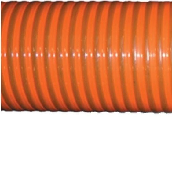 Tuyau daspiration en plastique QUADRIFLEX Ø intérieur 90,0 mm Orange Ø extérieur 100,0 mm 5,0 mm Longueur 50 m