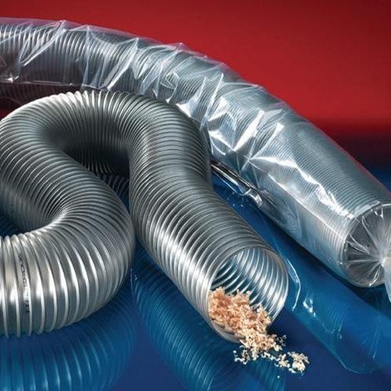 Tuyau daspiration et de soufflage TIMBERDUC® PUR 531 AS Ø intérieur 63-65 mm Ø extérieur 73,00 mm 4 mm Longueur 5 m