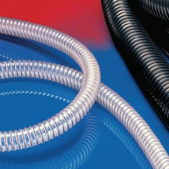 Tuyau daspiration et de transport AIRDUC® PUR 355 HT Ø intérieur 25 mm noir 1,4-1,5 mm longueur 10 m