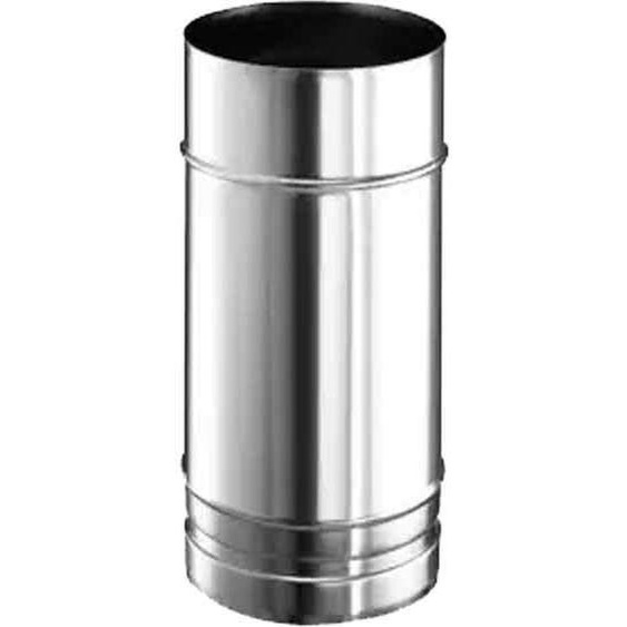Tube de poêle en acier inoxydable Huum pour poêle de sauna Ø120 mm / longueur 25 cm HK017-01