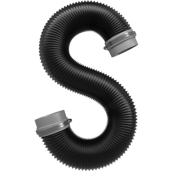 Tuyau dévacuation sèche-linge - Ø 100 mm - 5 m - Aluminium et PVC