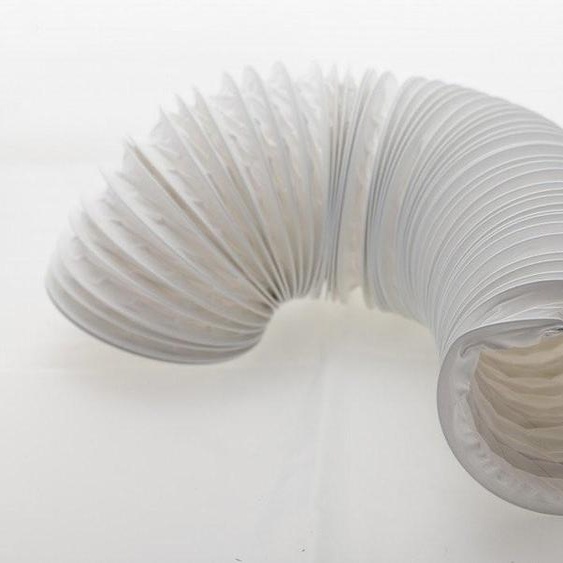 Tuyau dévacuation flexible en PVC, 100/102 mm, longueur 6 mètres, pour climatiseurs et hottes aspirantes