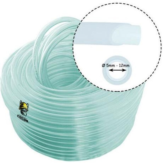 Tuyau dhuile Tuyau en PVC 6mm 50m Tuyau dessence Tuyau de carburant Tuyau deau Tuyau dair