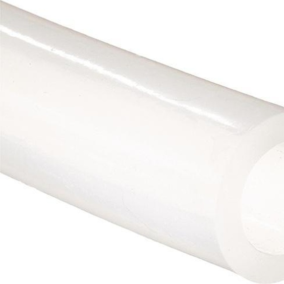 Tuyau en silicone Ø intérieur 4 mm Ø extérieur 8 mm Longueur 25 m transparent Épaisseur de paroi 2 mm