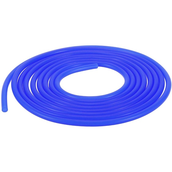 Tuyau en silicone pour aspiration, longueur 10 pieds, diamètre intérieur 2 mm, résistant aux hautes températures, couleur bleue
