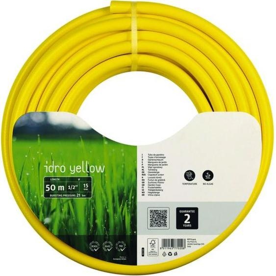 Tuyau Fitt Idro Yellow 15mm X 50m Flexibilité Et Résistance Longue Durée - Fitt France