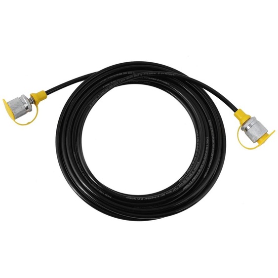 Tuyau hydraulique, longueur 5 mètres, raccords M16-M16, femelle, couleur noire