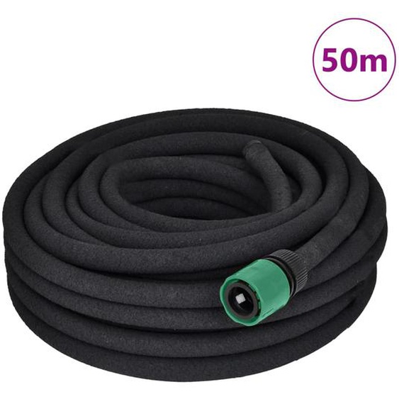 Tuyau microporeux pour Arrosage Irrigation de jardin Connecteur 1/2 pouces 50 m