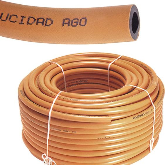 Tuyau orange 9x15 rouleau de 60 mètres