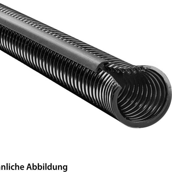 Tuyau plastique ondulé, noir - Tuyau plastique ondulé 28,5mm FLEXAzip AD28,5 10m