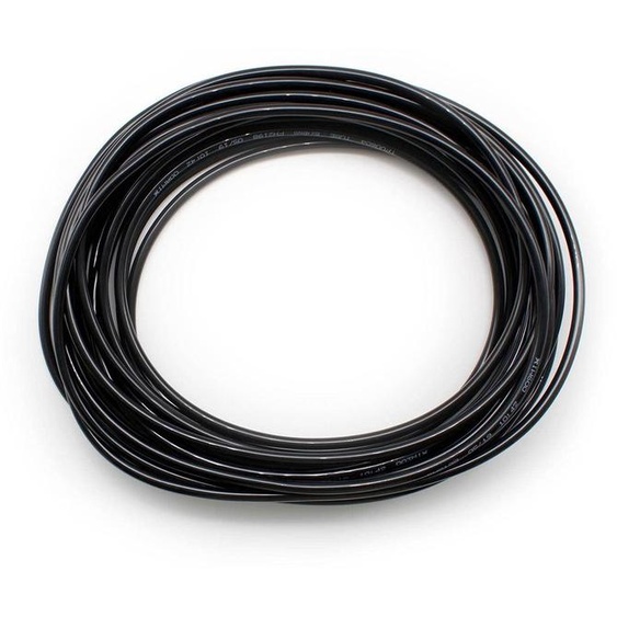 Tuyau pneumatique polyuréthane - Ø extérieur 6 mm - Ø intérieur 4 mm - 10 m - Noir - Pour outils pneumatiques et compresseurs