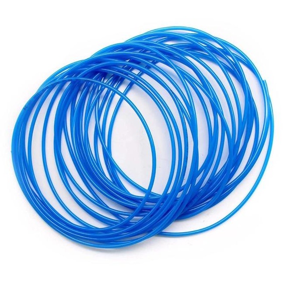 Tuyau pneumatique polyuréthane - Flexible - 10 m - Bleu - 4 x 2,5 mm