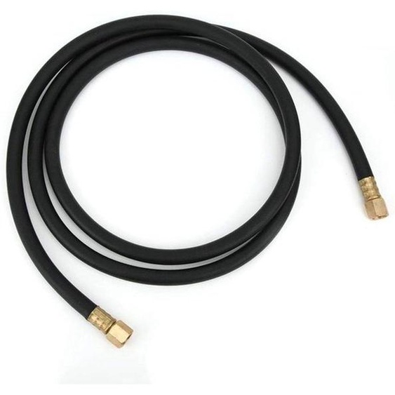 Tuyau pour gaz inertes, compatible avec largon, le CO2 et lazote - Tuyau de 1/4 de pouce avec raccords en laiton (2 mètres) pour un usage professionnel