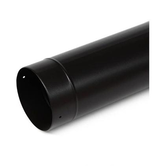 TEN - Tuyau émail noir mat Ø150 x 1m