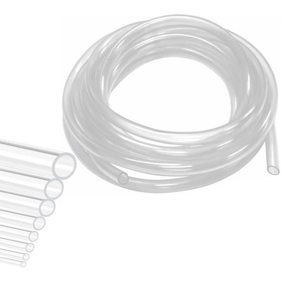 Tuyau silicone - Flexible - Diamètre intérieur 12 mm - Transparent - Qualité alimentaire - Tuyau daquarium