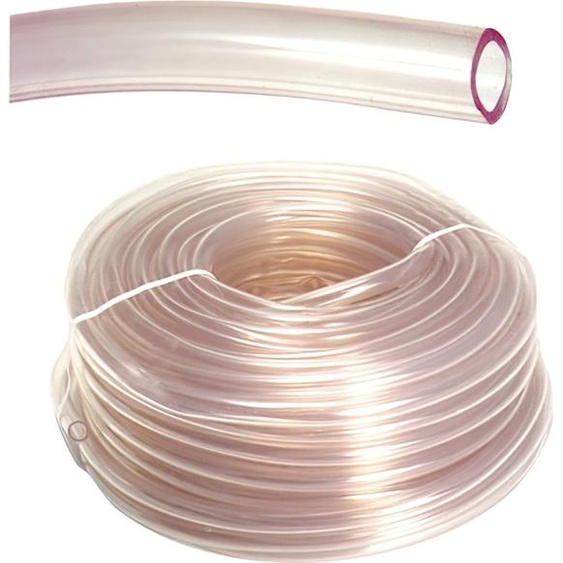 Tuyau transparent pour niveau à bulle 8x12 mm. rouleau de 50 mètres