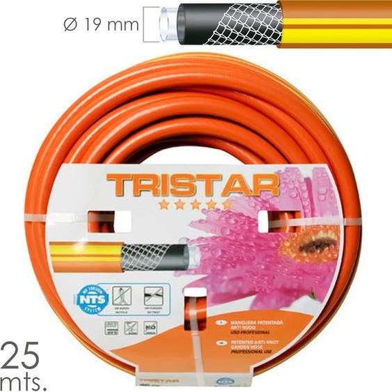 Tuyau tricoté sans torsion 19 mm. - 3/4 Rouleau de 25 mètres