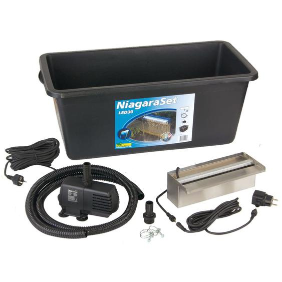 Ubbink Cascade Niagara de jardin 30 cm LED avec pompe