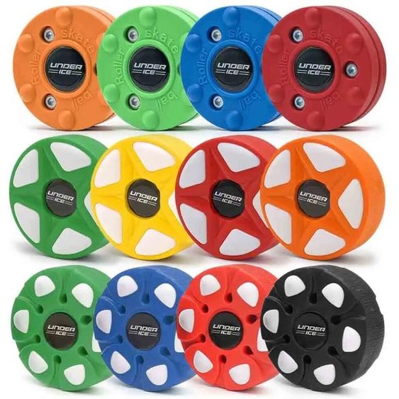 UICE Hockey sur glace rondelle de Hockey sur glace Biscuit vert rondelle de Hockey sur glace rondelle dentraînement en plastique réutilisable entraînement sur glace pratique