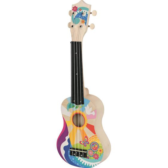 Ukulélé Flower Power Beige