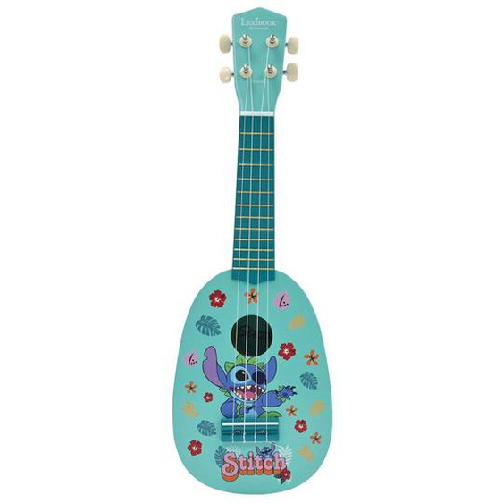 Ukulele Stitch En Bois Avec Cordes En Nylon Bleu