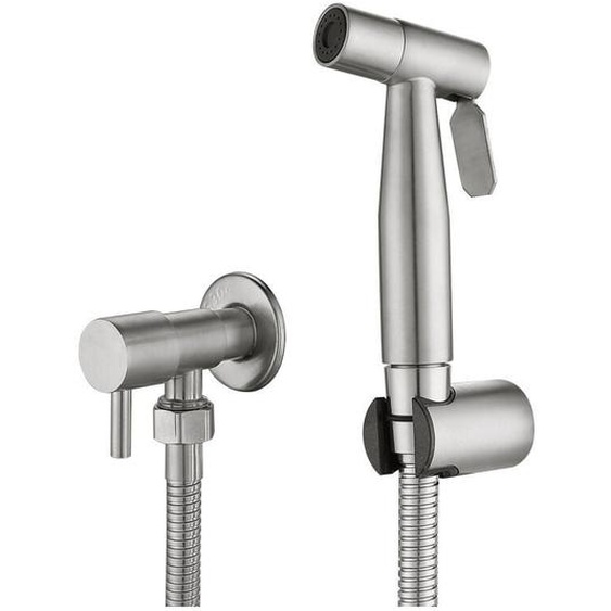 Ulisem Pulvérisateur de toilettes pour bidet et de toilettes en acier inoxydable, Kit de pulvérisateur de bidet, pulvérisateur de robinetterie